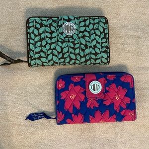 Vera Bradley Turnlock Wallet (New, choice of two)
